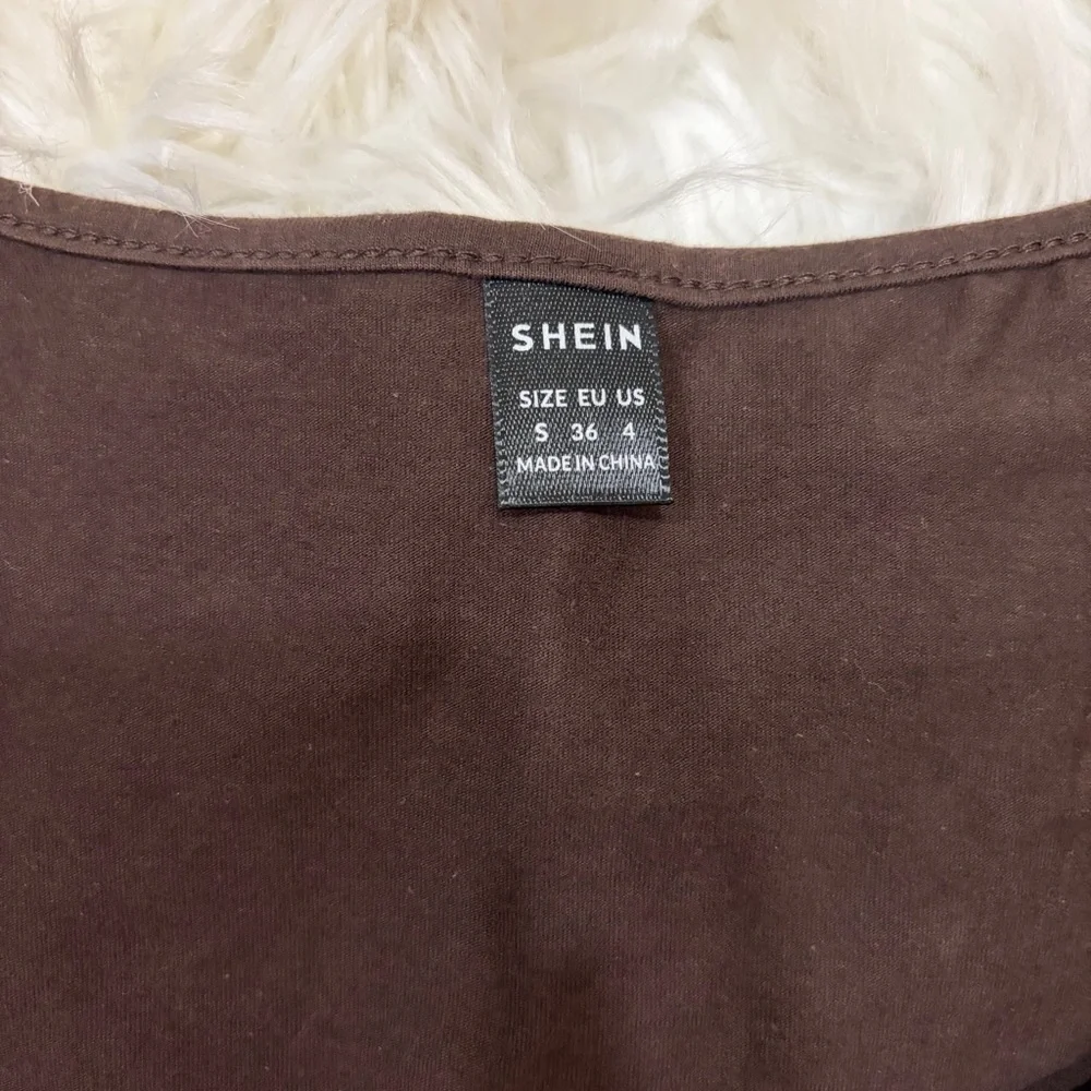 NWOT Brown crop top